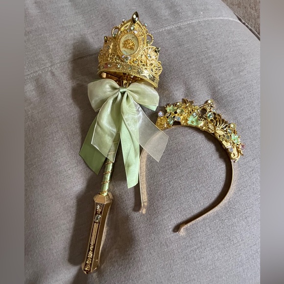 Girls 5/6 Princess and the Frog Tiana Disney dress - Picture 4 of 4